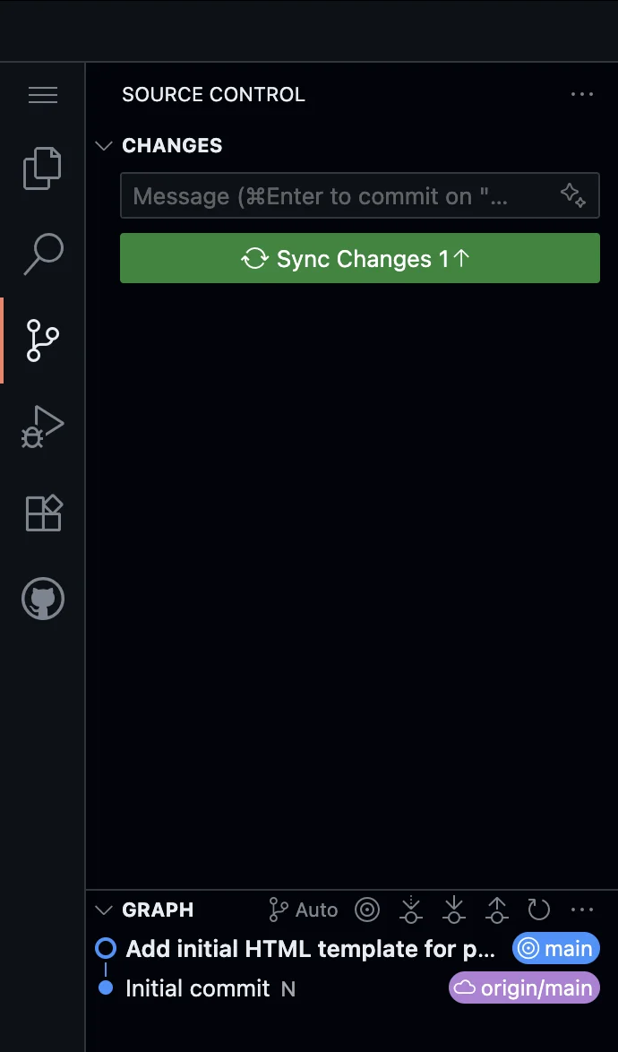 Committing and pushing via GUI